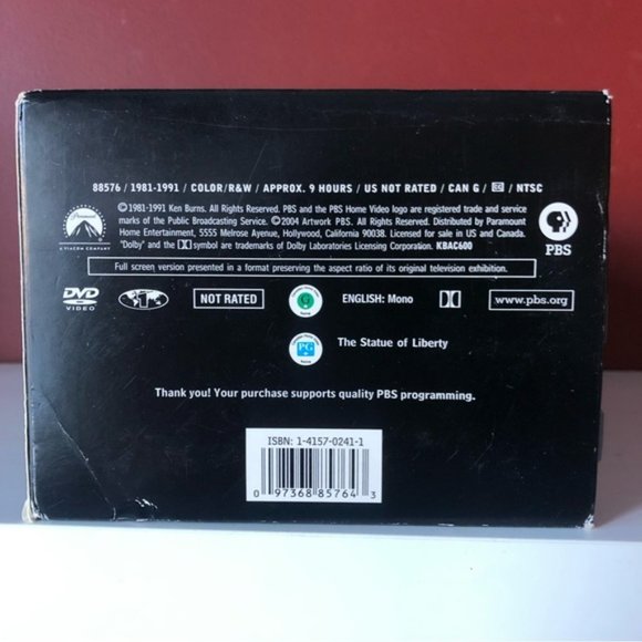 👛 (ANY 2 Boxed Sets $35) DVD Set KEN BURNS AMERICA COLLECTION - Picture 7 of 7